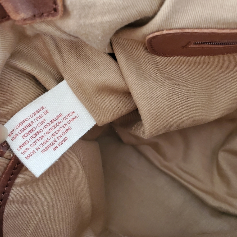 💥SOLD💥Lucky Brand Dempsey Leather Messenger Bag - Picture 10 of 15